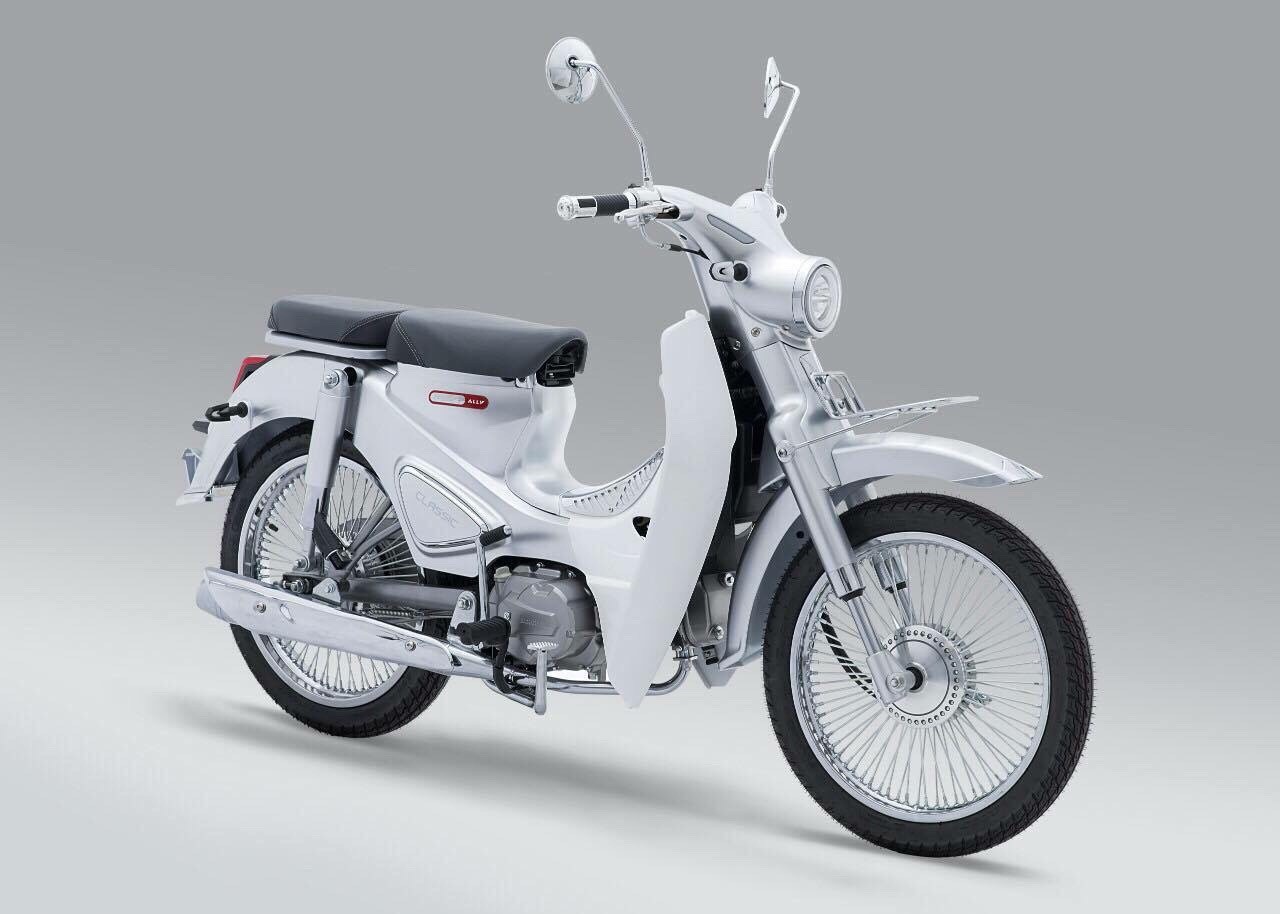 Hình ảnh thiết kế mẫu xe cổ điển 50 cc Ally Việt Nam
