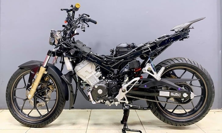 Khung sườn xe underbone của Honda Winner X