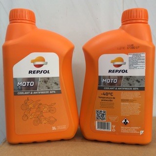 Repsol Moto Coolant Antifreeze 50% là một trong các loại nước làm mát xe máy