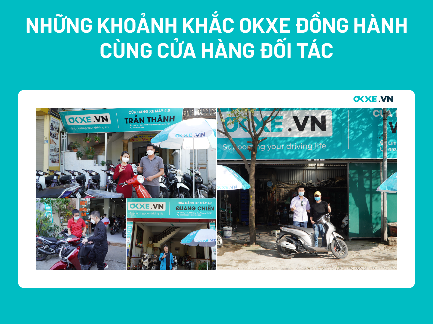 OKXE triển khai dịch vụ mua bán xe máy cũ tại Hà Nội và TPHCM