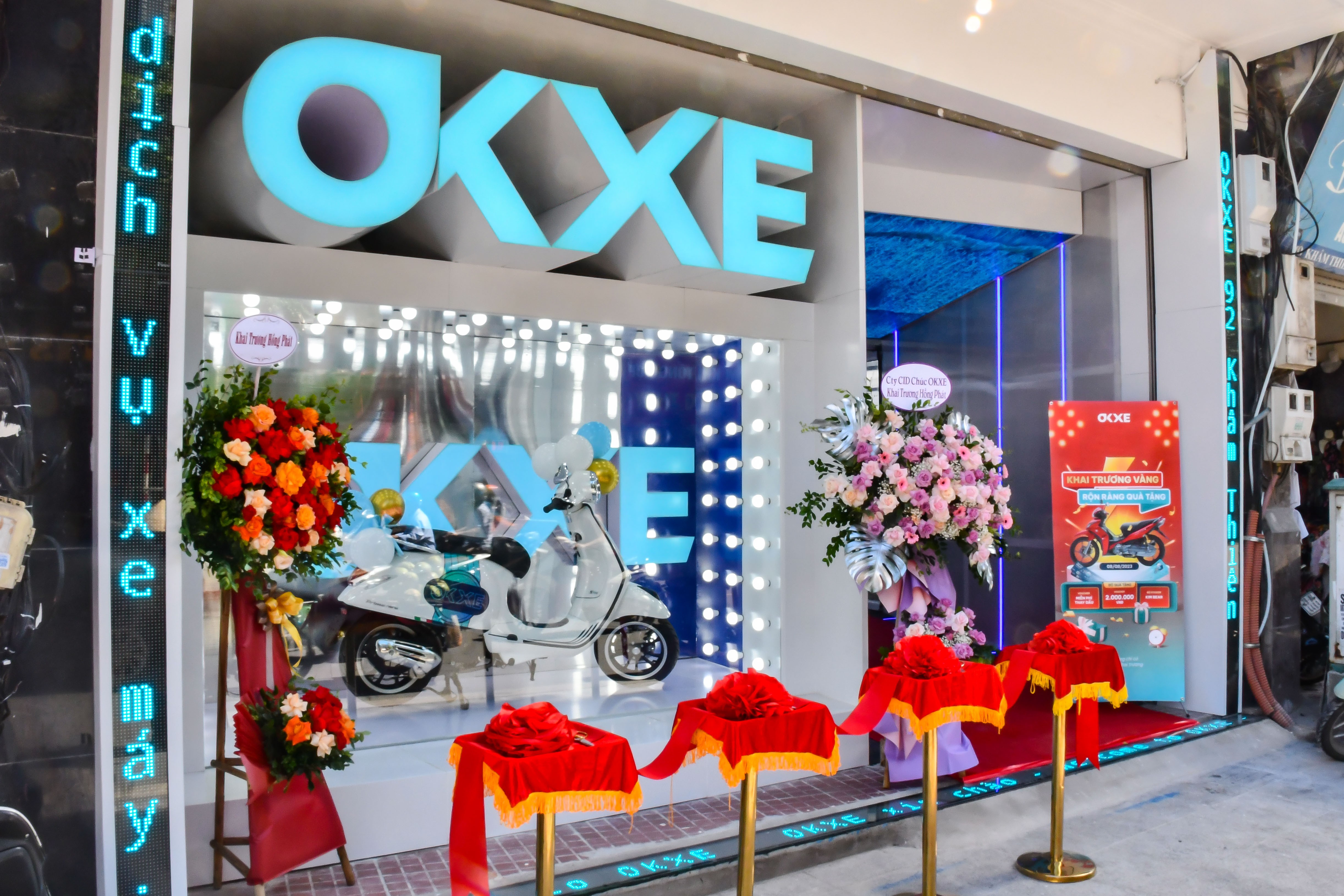 Khai trương Trạm Dịch vụ Xe máy OKXE tại Hà Nội