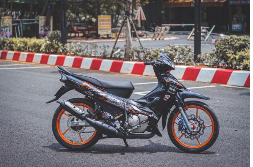 Cực khủng Yamaha Z125 Yaz lên đồ chơi hàng trăm triệu của biker miền Tây   Motosaigon